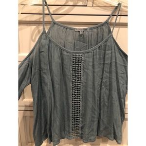 long sleeve off the shoulder top